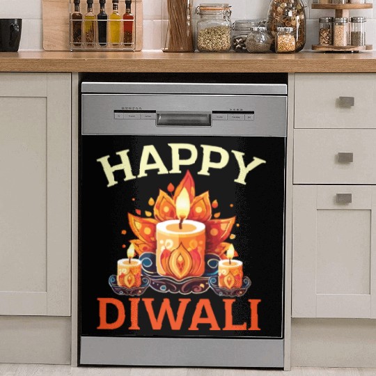 Happy Diwali Diwali Festival Indian Hindu Hinduism Dish Washer Covers