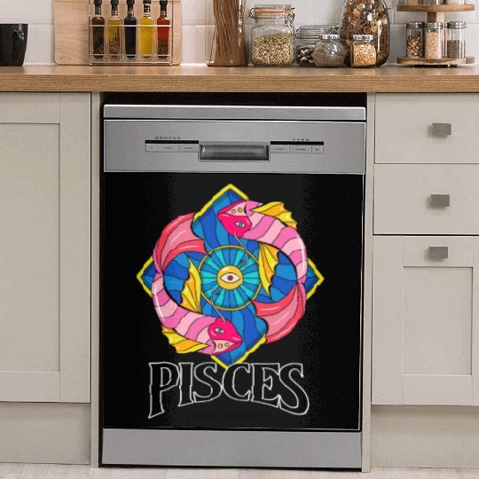 Pisces Pride Dish Washer Covers: Show Off Your Zodiac