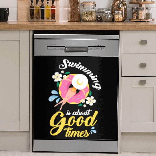 Pool Party Monster Vacation Summer Dish Washer Covers