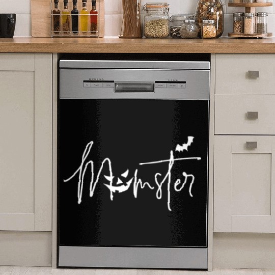 Momster Halloween Costume Mom Mama Women Dish Washer Covers