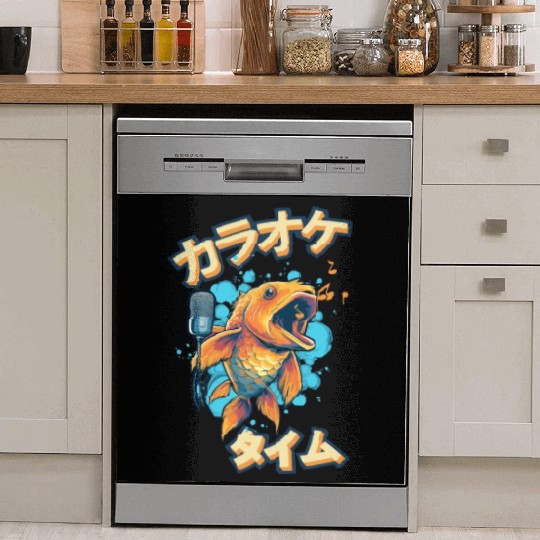 Koi Fish Koi Carp Japanese Koi Garden-Pond funny Dish Washer Covers