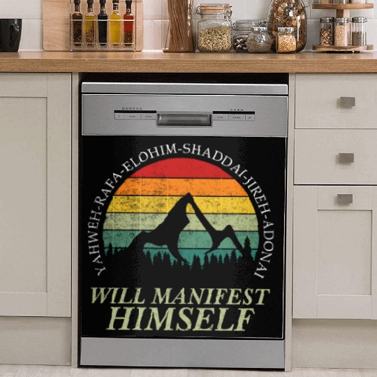 Yahweh - Will Manifest Himself Worshiper Inspiring Dish Washer Covers