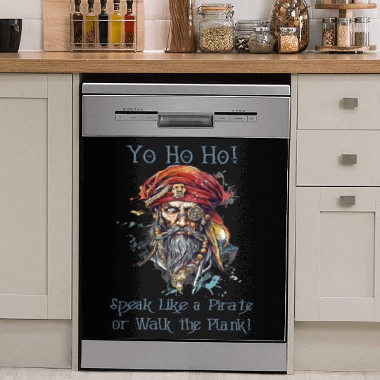 Speak Like a Pirate or Walk the Plank Dish Washer Covers