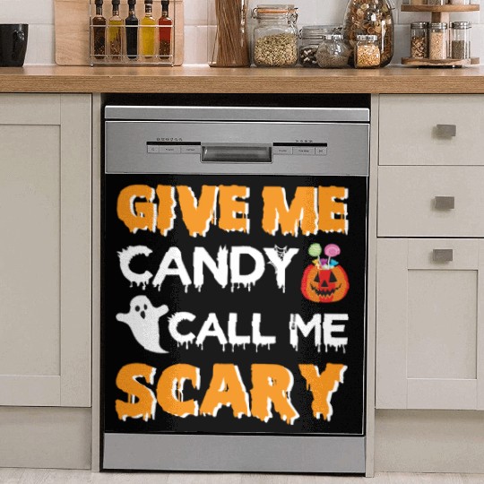 Give Me Candy Call Me Scary Dish Washer Covers