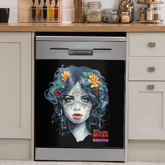 Day of the Dead Divas - Celestina Dish Washer Covers