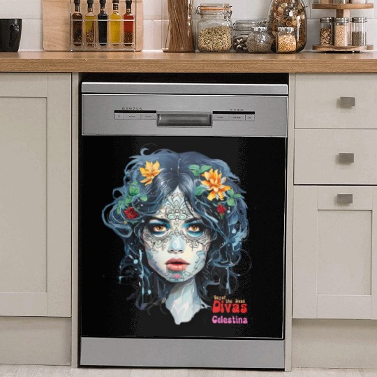 Day of the Dead Divas - Celestina Dish Washer Covers