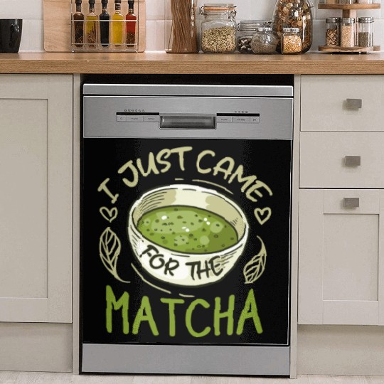 Green Tea Lover Japanese Matcha Latte Drink Matcha Dish Washer Covers