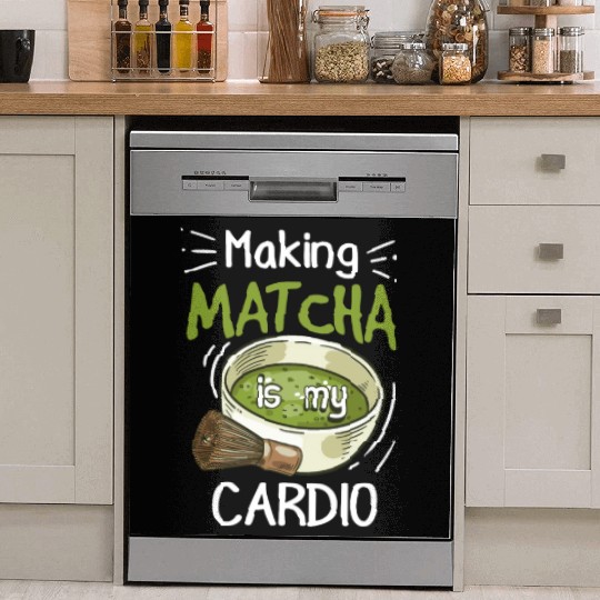 Green Tea Lover Japanese Matcha Latte Drink Matcha Dish Washer Covers