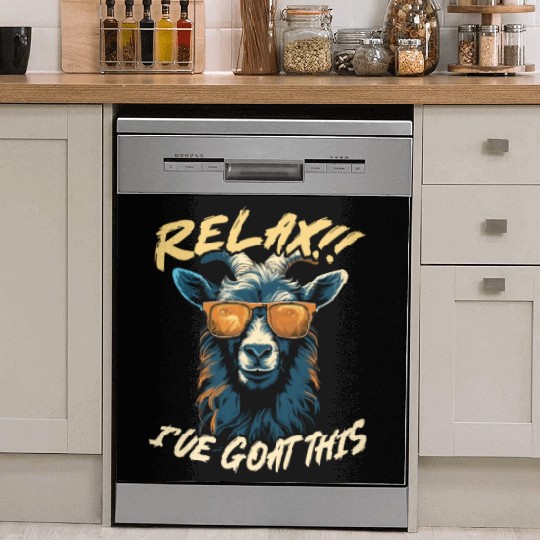 Goat Lover Kid Ranch Wool Farm Animal Farming Dish Washer Covers