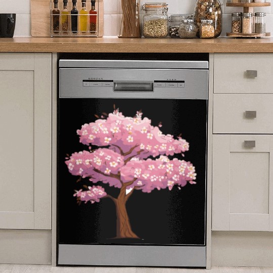 Sakura Serenity: Blossom-Infused Dish Washer Covers