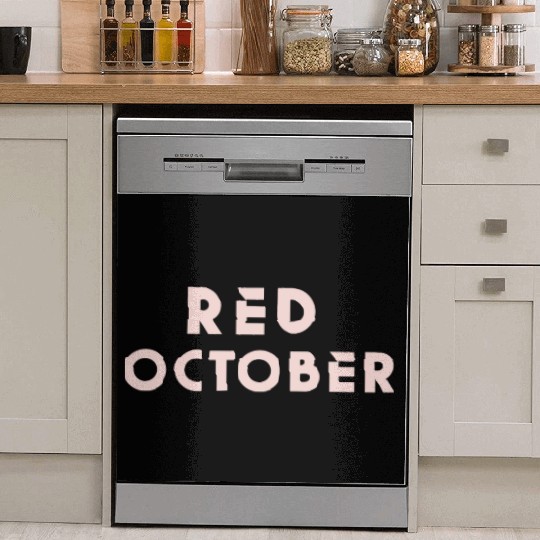 Red october phillies Dish Washer Covers