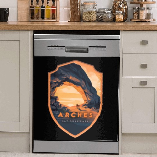 Arches National Park Stickers Dish Washer Covers