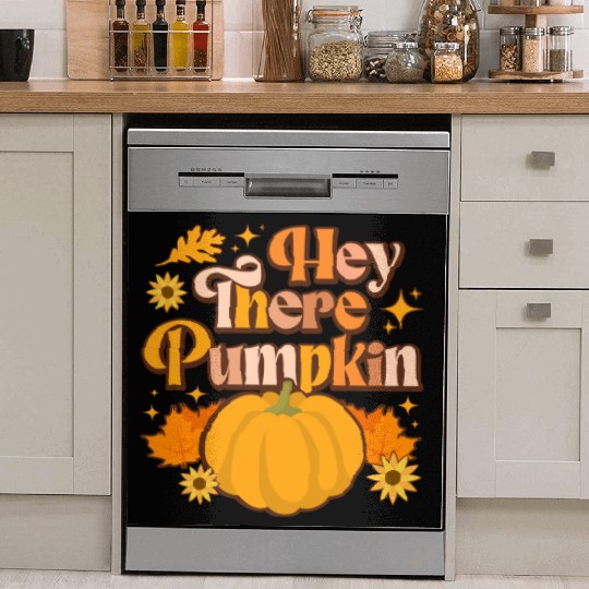 Hey There Pumpkin Halloween Dish Washer Covers