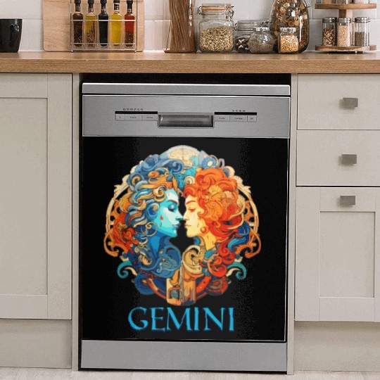 Embrace Your Gemini Identity: Gemini Zodiac Dish Washer Covers
