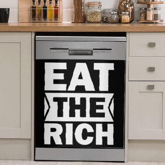 UAW President Eat The Rich Dish Washer Covers