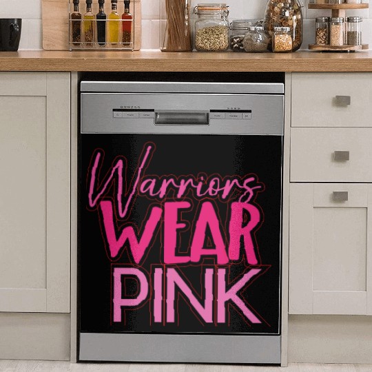 Warriors Wear Pink Dish Washer Covers