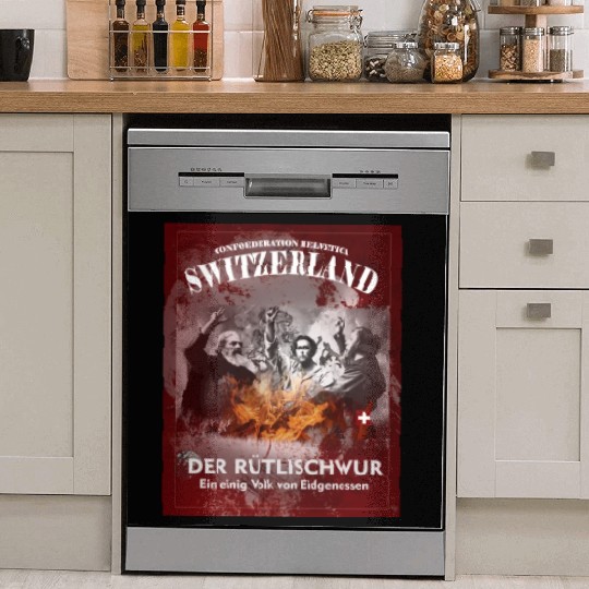 Switzerland Dish Washer Covers - Rütli sworn - print yourself