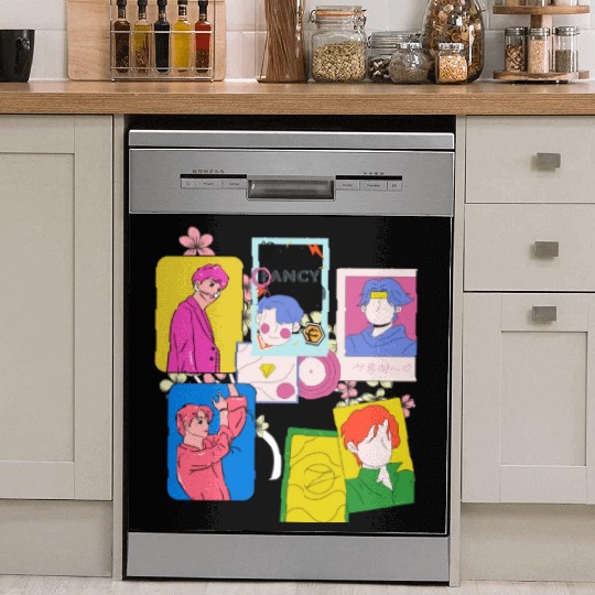 Army KPop Fancy and Love Fans Dish Washer Covers