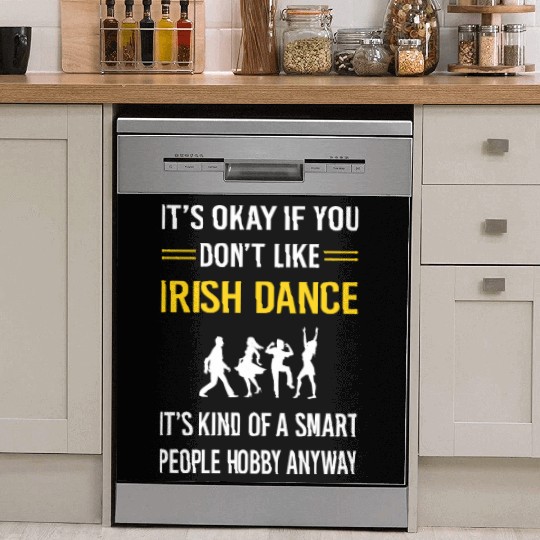 Smart People Irish Dance Dancing Dancer Dish Washer Covers