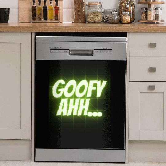 Gooeey Green Goofy Ahh Dish Washer Covers
