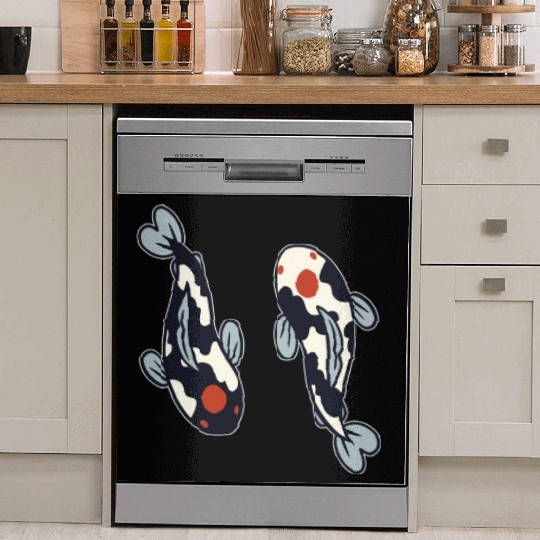 Koi Fish Dish Washer Covers