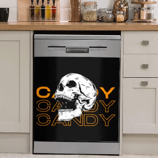 Candy Candy Candy Skull Dish Washer Covers