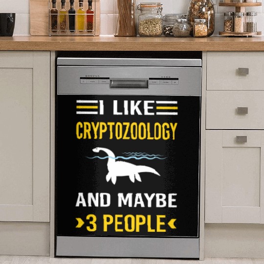 3 People Cryptozoology Cryptid Cryptids Dish Washer Covers