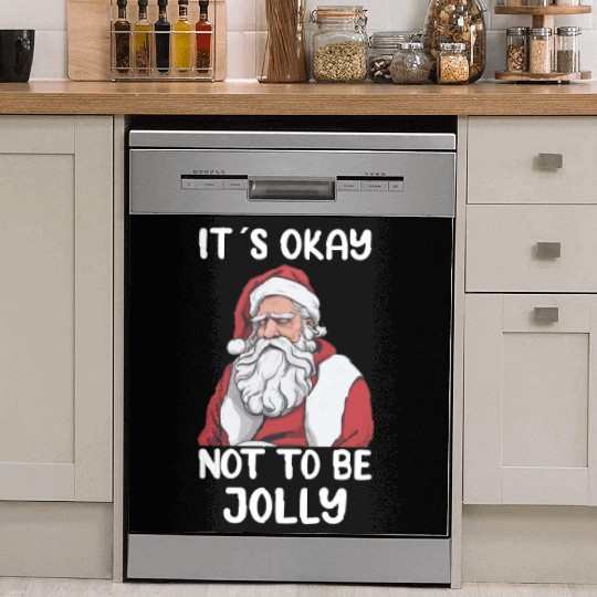 Mental Health Christmas Anti Christmas Holiday Dish Washer Covers