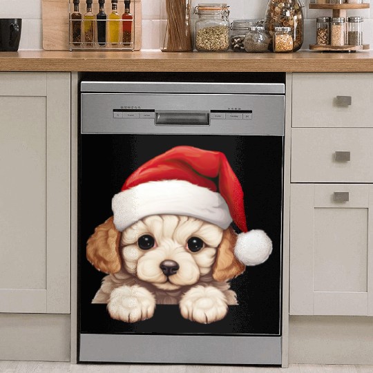 Bichon Frise Christmas Dog Dish Washer Covers