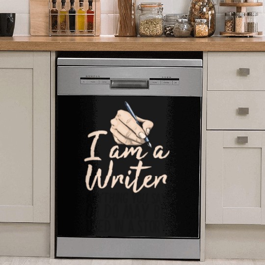 I Am A Writer Anything You Say Or Do May Be Used Dish Washer Covers
