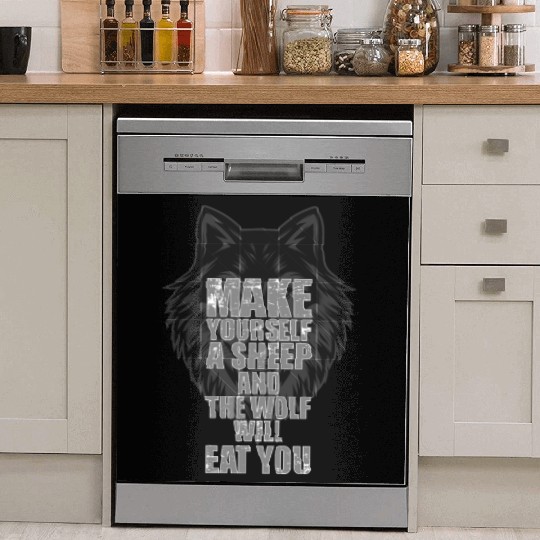Werewolf Nordic Full Moon Dish Washer Covers
