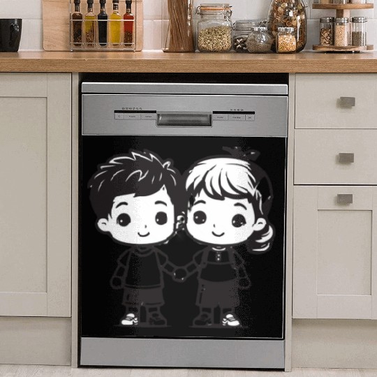 Friendship Day Mug transformed Dish Washer Covers