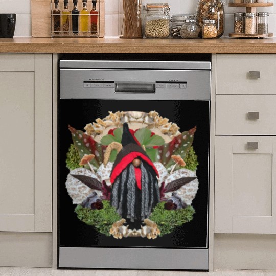 Krampus in Nature Dish Washer Covers