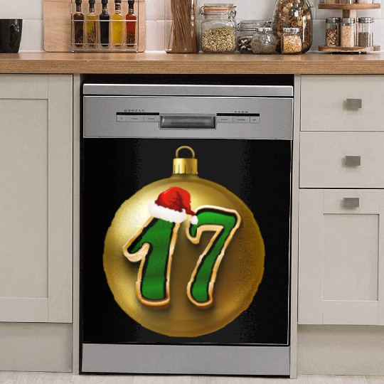 17 Years Young - Seventeen Christmas Balls Dish Washer Covers