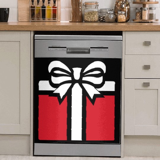 Gift box of joy Dish Washer Covers
