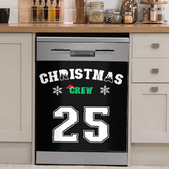 Family Christmas Crew Dish Washer Covers