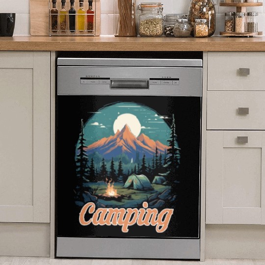 Forest nature trekking adventure Dish Washer Covers