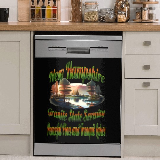 New Hampshire Granite State Serenity Dish Washer Covers