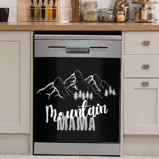 Mountain Mama, 3 Mountain peaks Dish Washer Covers