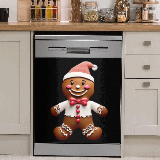 Whimsical Wonders: Gingerbread Dreams Dish Washer Covers