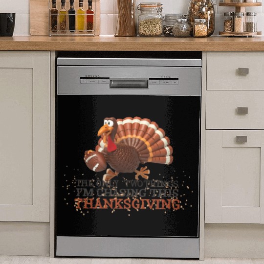 Football and turkey thanksgiving tees Dish Washer Covers