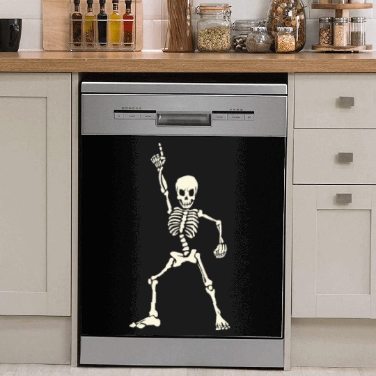 Dancing skeleton Dish Washer Covers