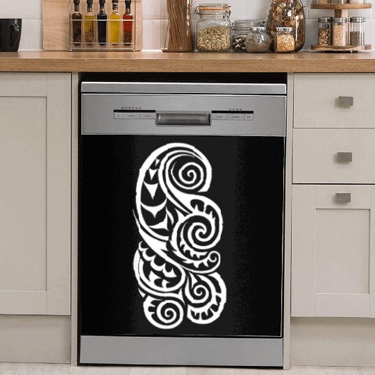 Maori Tattoo Marvels inked Traditions Dish Washer Covers