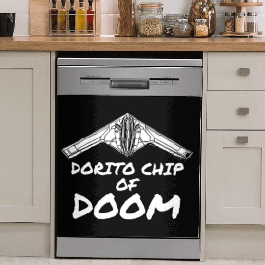 DORITO CHIP OF Dooom | B-21 Raider Dish Washer Covers