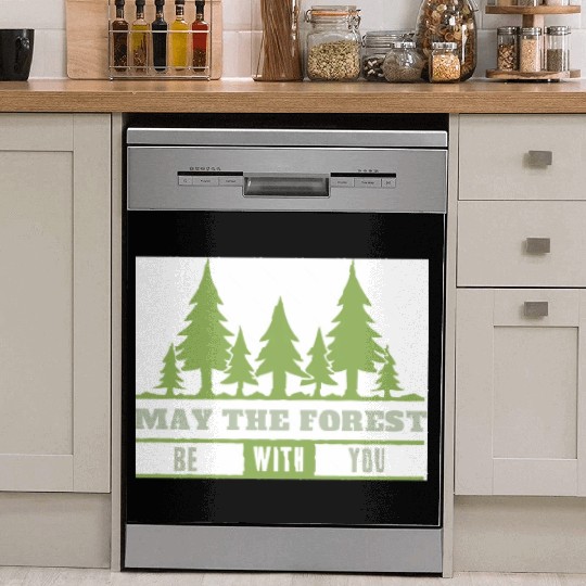 May The Forest Be With You Dish Washer Covers