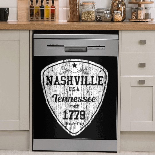 Nashville Tennessee Usa Music City Country Music V Dish Washer Covers
