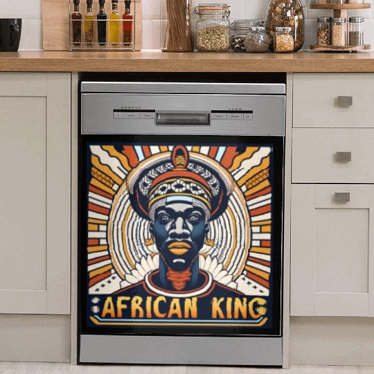 African King Gift For Afrocentric Lovers Dish Washer Covers