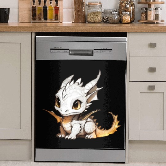 Cute dragon baby Dish Washer Covers