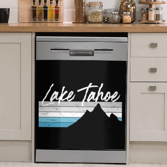 Lake Tahoe Nevada California Mountain Skiing Py Dish Washer Covers
