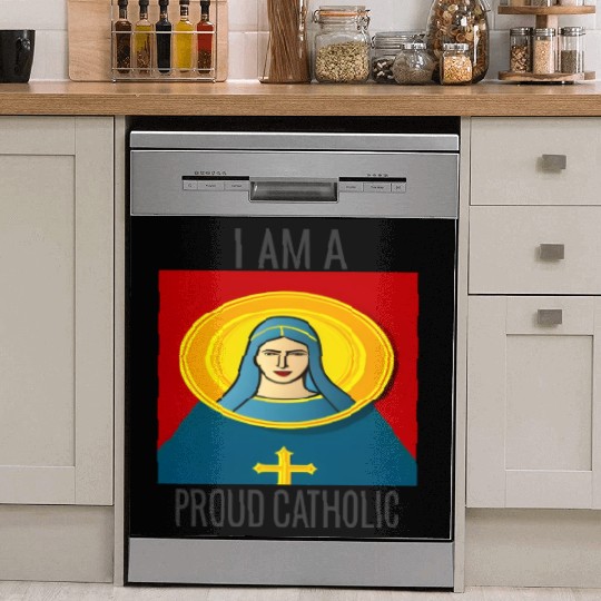A Proud Catholic Dish Washer Covers.